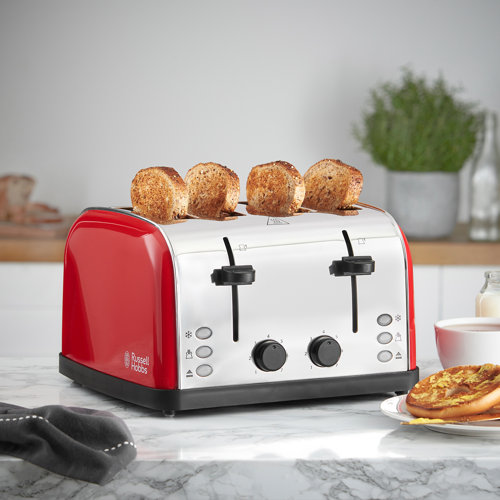 Russell Hobbs Russell Hobbs Futura 4 Slice Stainless Steel Toaster